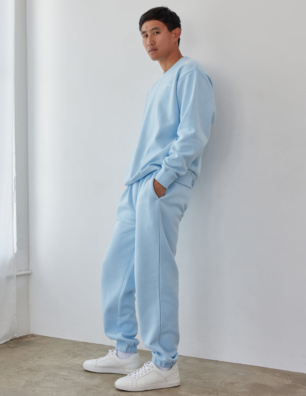 Elevated Faith Basics Dream Blue Unisex Sweatpant — lifestyle context