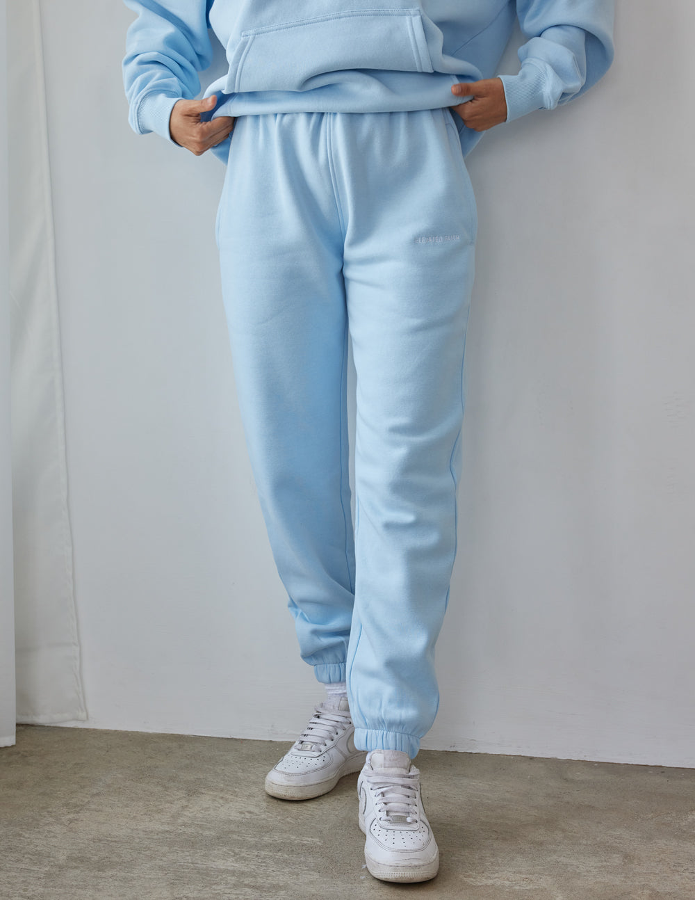 Elevated Faith Basics Dream Blue Unisex Sweatpant — side view