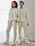 Elevated Faith Basics White Sand Unisex Crewneck — main product shot