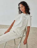 Elevated Faith Basics White Sand Unisex Tee — main product shot