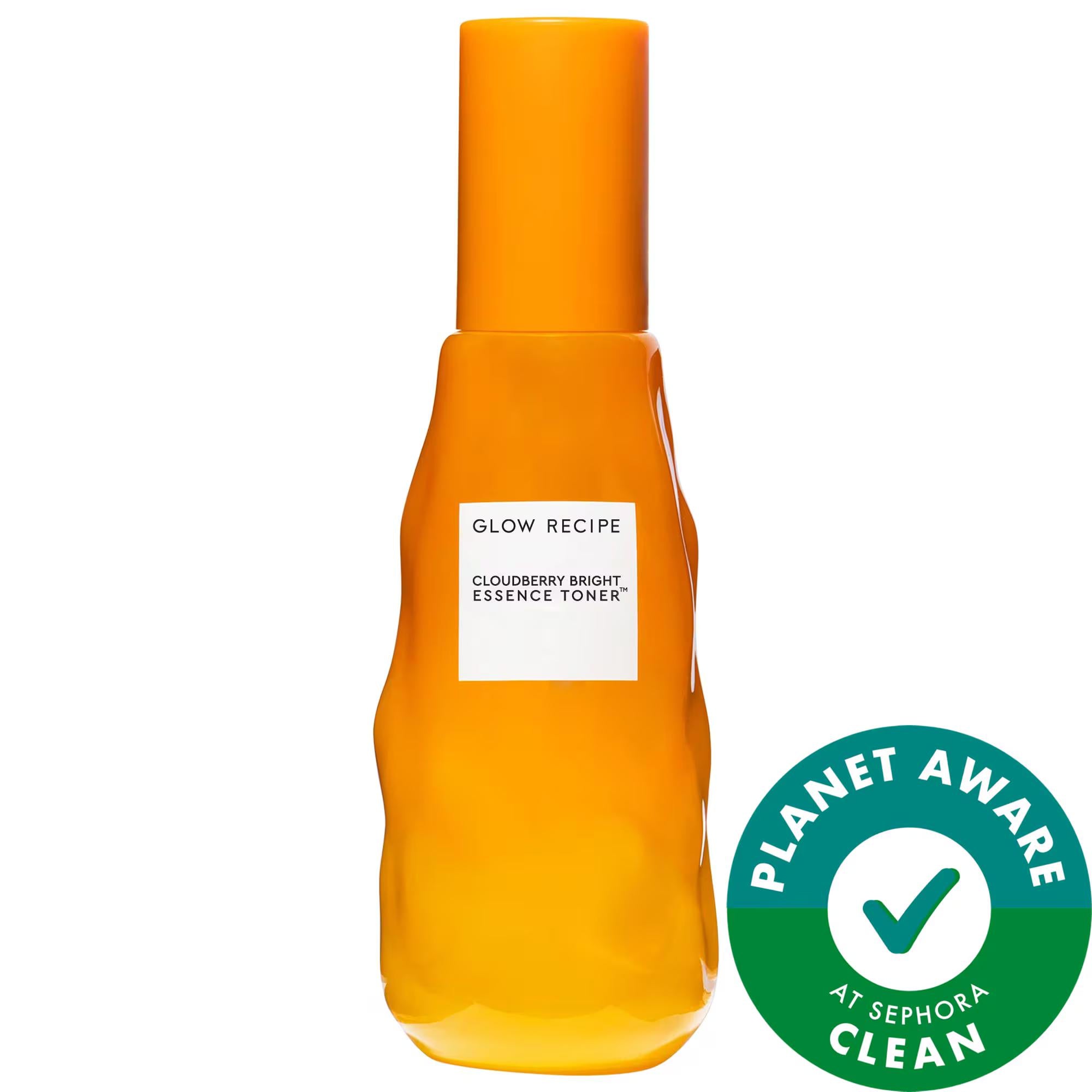 Glow Recipe Cloudberry Bright Essence Toner: Vitamin C Radiance, Hydrating & Vegan Skincare for Dull, Dry Skin - Boosts Serum Effectiveness