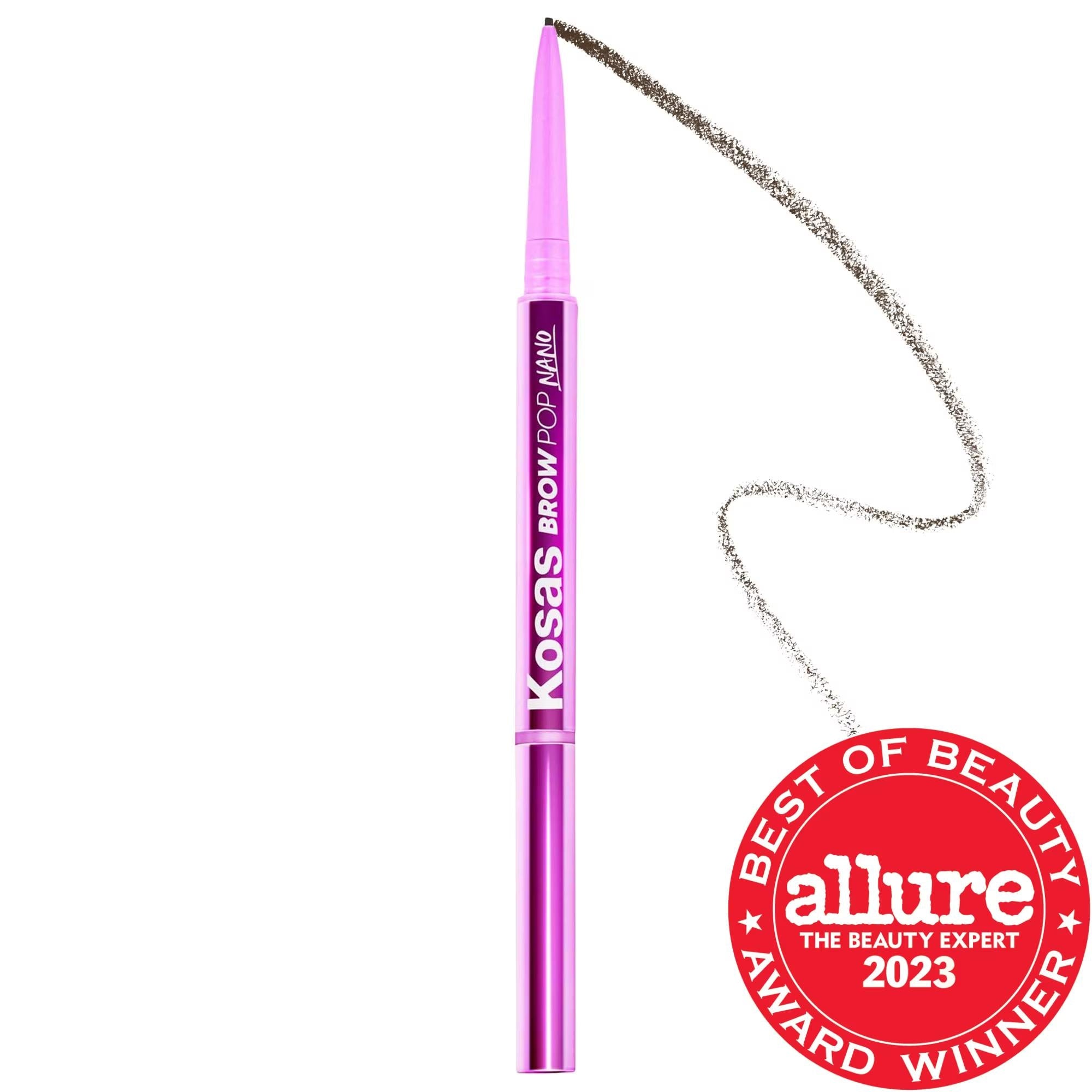Brow Pop Nano Ultra-Fine Vegan Eyebrow Pencil for Precise Grooming - Cruelty-Free, Hypoallergenic, Long-Lasting Makeup