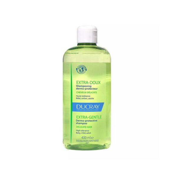 Ducray Extra Doux Gentle Shampoo for Sensitive Scalp, pH Balanced, 13.53 fl oz