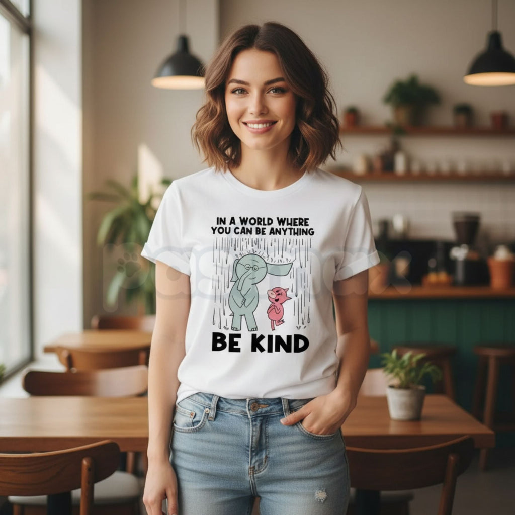 "Be Kind" Teacher & Golf Enthusiast T-Shirt – Aesthetic Educator Graphic Tee, Premium 100% Cotton Sportsmanship Top, Soft Lived-In Heavyweight Kindness Shirt, Made in USA
