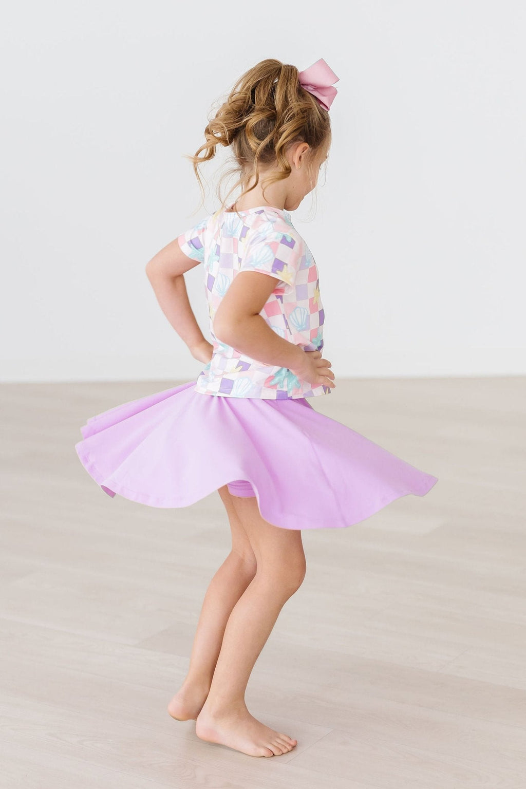 Mila & Rose ® Beach Days Ruffle Pocket Tee — back view