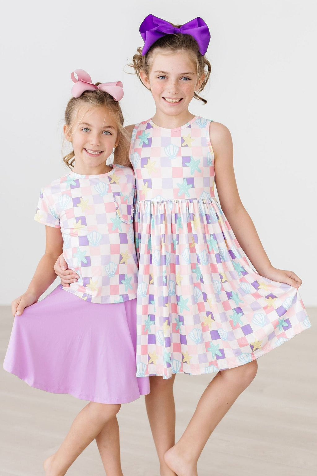 Mila & Rose ® Beach Days Tank Twirl Dress — back view