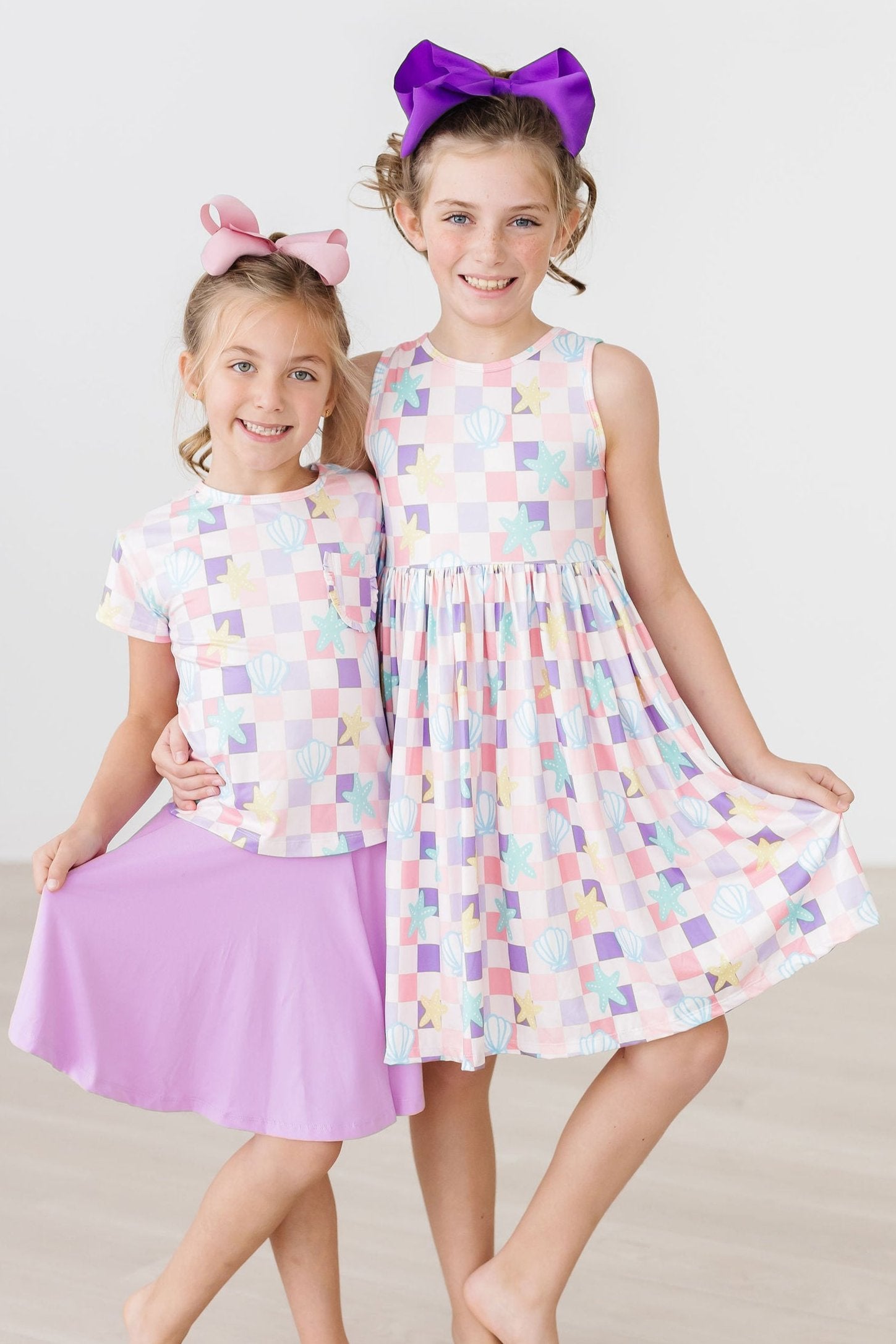 Mila & Rose ® Beach Days Tank Twirl Dress — back view