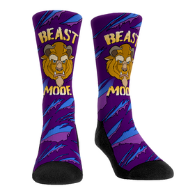 Rock 'Em Socks Beauty and the Beast - Beast Mode