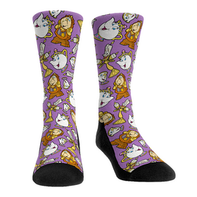 Rock 'Em Socks Beauty and the Beast - Characters All-Over