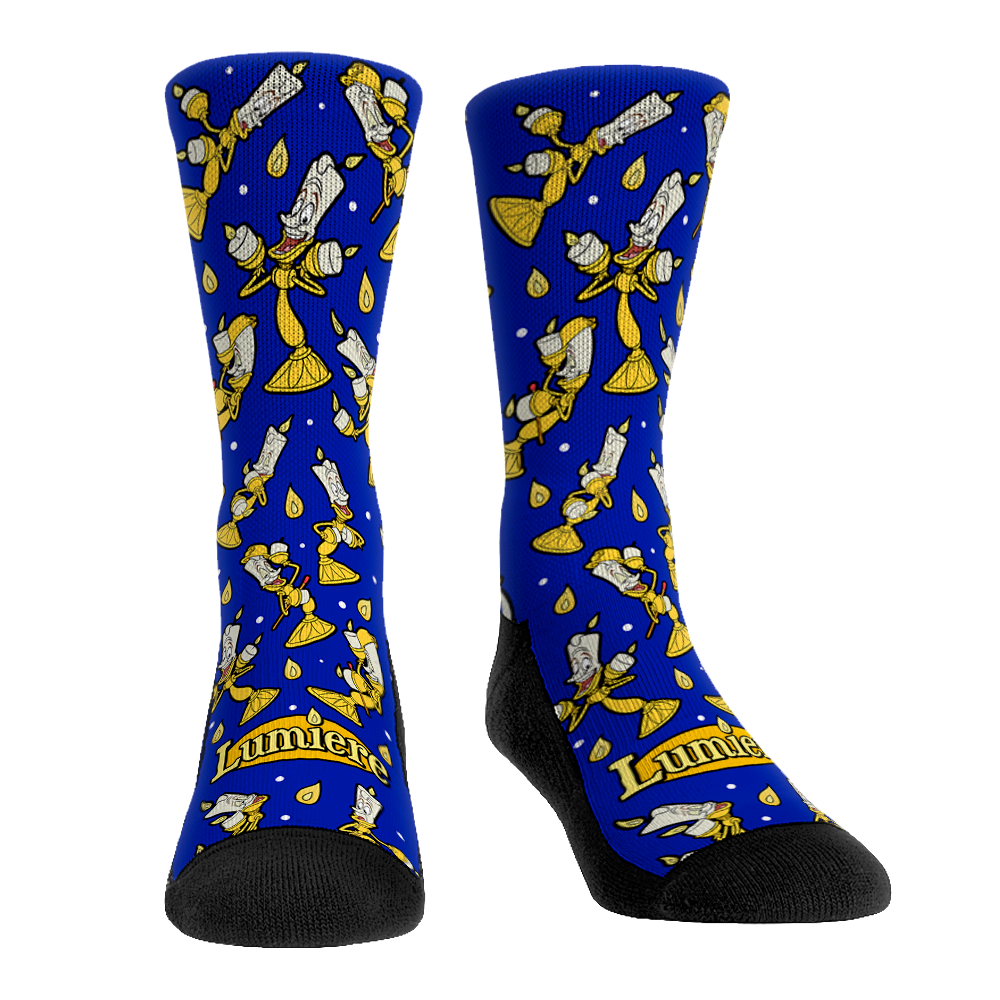 Rock 'Em Socks Rock 'Em Socks Beauty and the Beast - Lumiere All-Over — main product shot