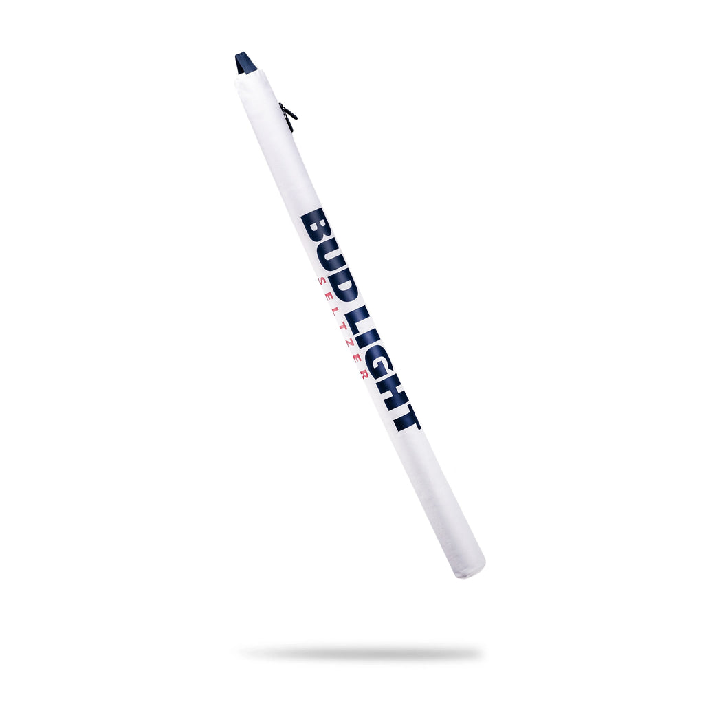 Pins and Aces Seltzer Sleeve - White — packaging
