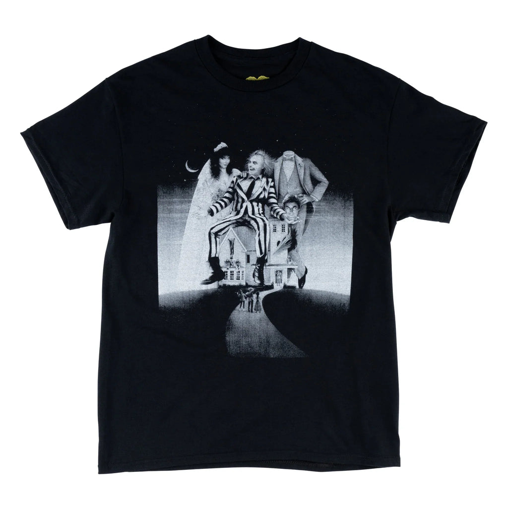 Welcome x Beetlejuice Showtime Tee - Black by Skates USA
