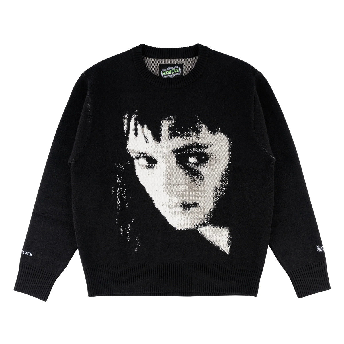 Welcome x Beetlejuice Lydia Knit Sweater - Black by Skates USA