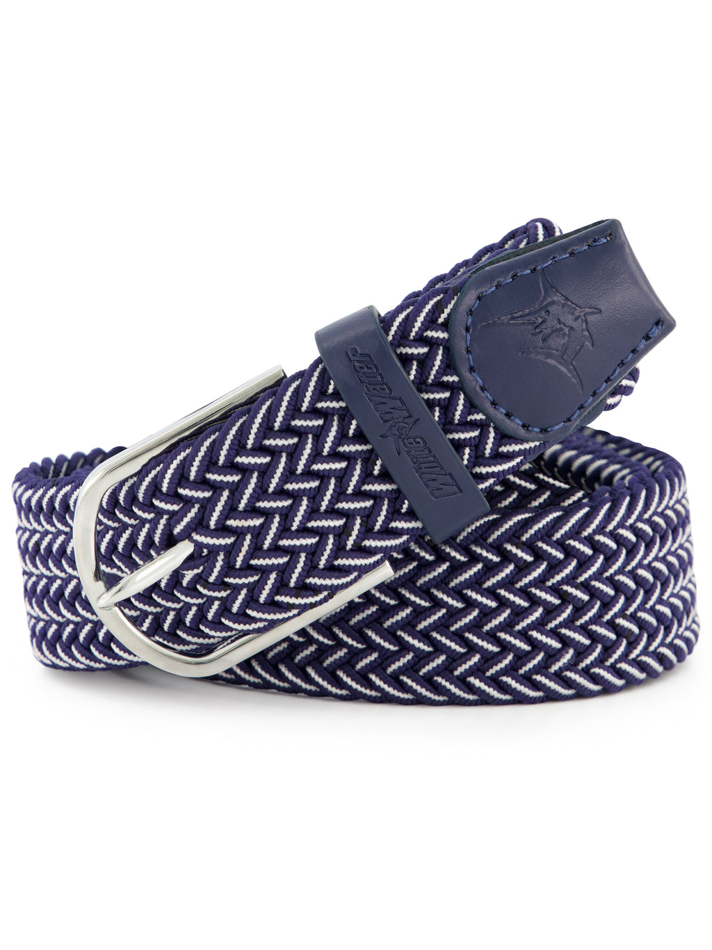 White Water Life Waterline Braided Belt — main product shot