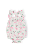 Mila & Rose ® Berries & Bows Ruffle Cross Back Romper — main product shot