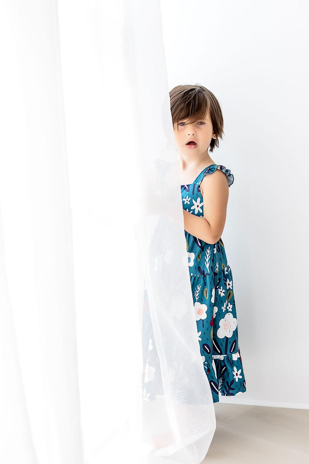 Mila & Rose ® Berries in Bloom Ruffle Maxi Dress — lifestyle context