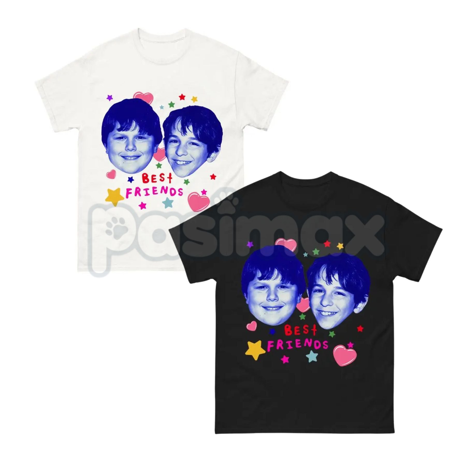 Pasimax Best Friends - Greg and Rowley - Diary of a Wimpy Kid - Meme Shirt - Nostalgic Book Fan Tee, Funny Middle Grade Humor