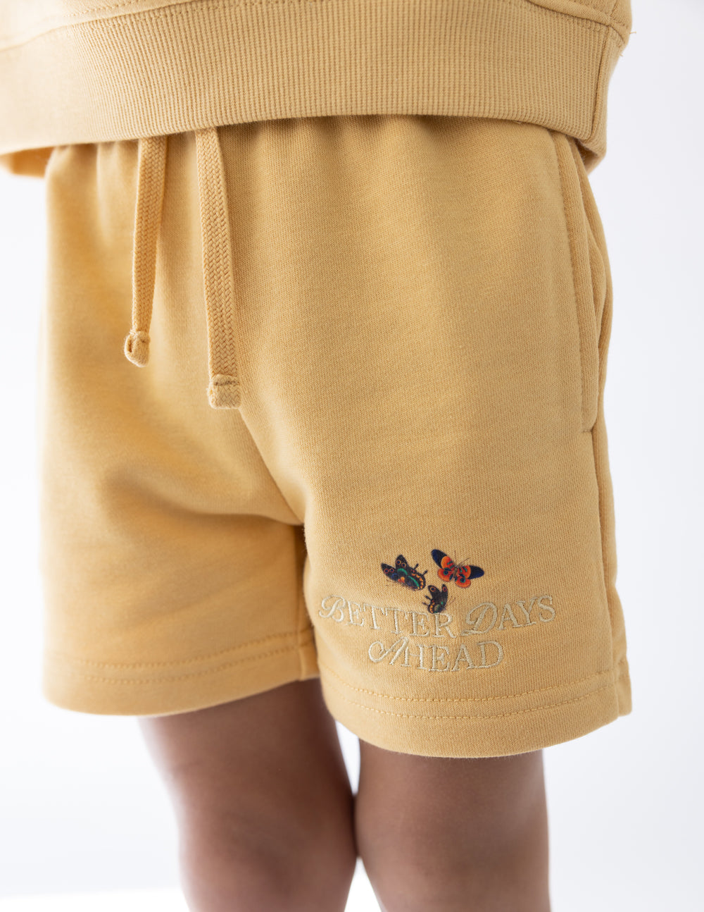 Elevated Faith Better Days Butterfly Kids Short — main product shot