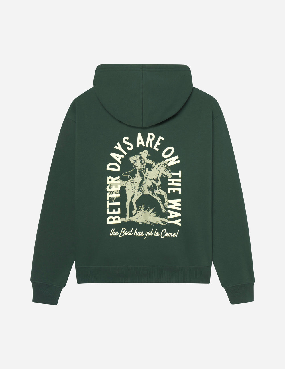 Elevated Faith Better Days Unisex Hoodie — lifestyle worn / used context
