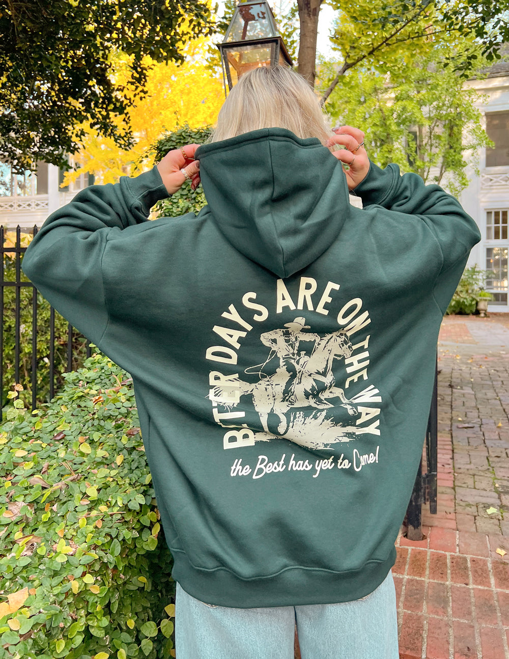 Elevated Faith Better Days Unisex Hoodie — detail shot 9