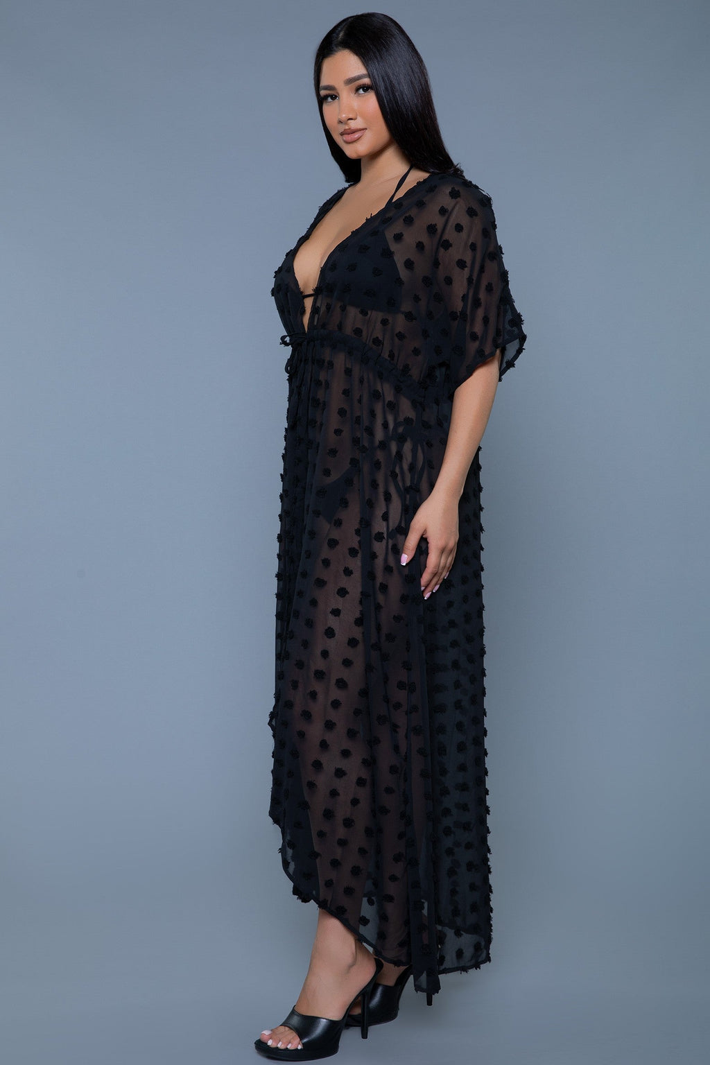 Love Spark Cove | Intimate Apparel, Pleasure Shop & Free Shipping 2411 Alice Cover-Up Maxi Dress — detail close-up