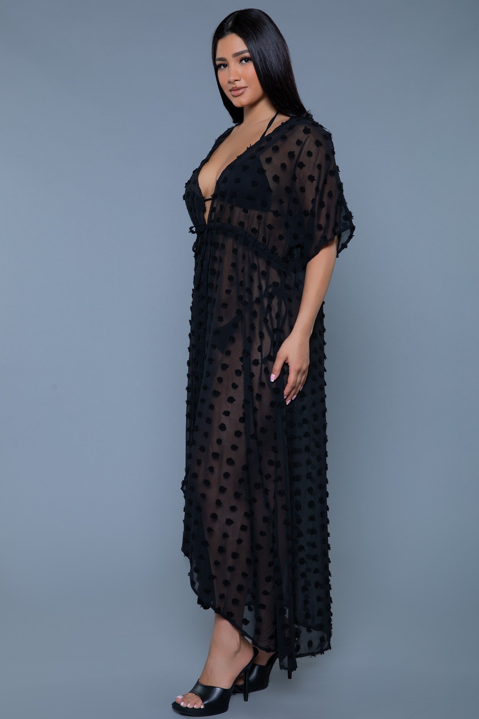 Love Spark Cove | Intimate Apparel, Pleasure Shop & Free Shipping 2411 Alice Cover-Up Maxi Dress — detail close-up