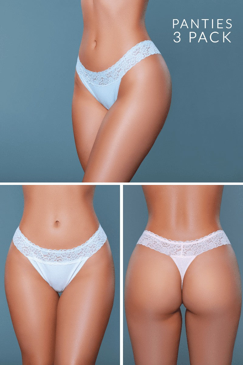 Love Spark Cove | Intimate Apparel, Pleasure Shop & Free Shipping 22003PK Devon 3 Pack — main product shot