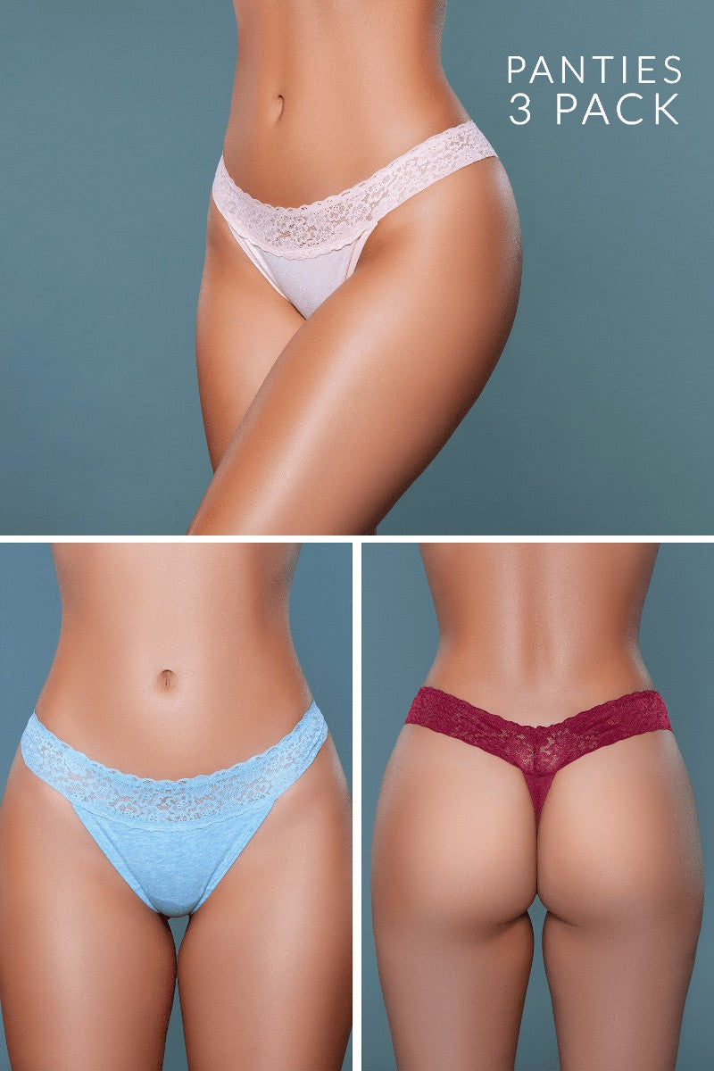 Love Spark Cove | Intimate Apparel, Pleasure Shop & Free Shipping 21993PK Asher 3 Pack — main product shot