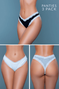 Love Spark Cove | Intimate Apparel, Pleasure Shop & Free Shipping 22073PK Sam Thong 3 Pack — main product shot