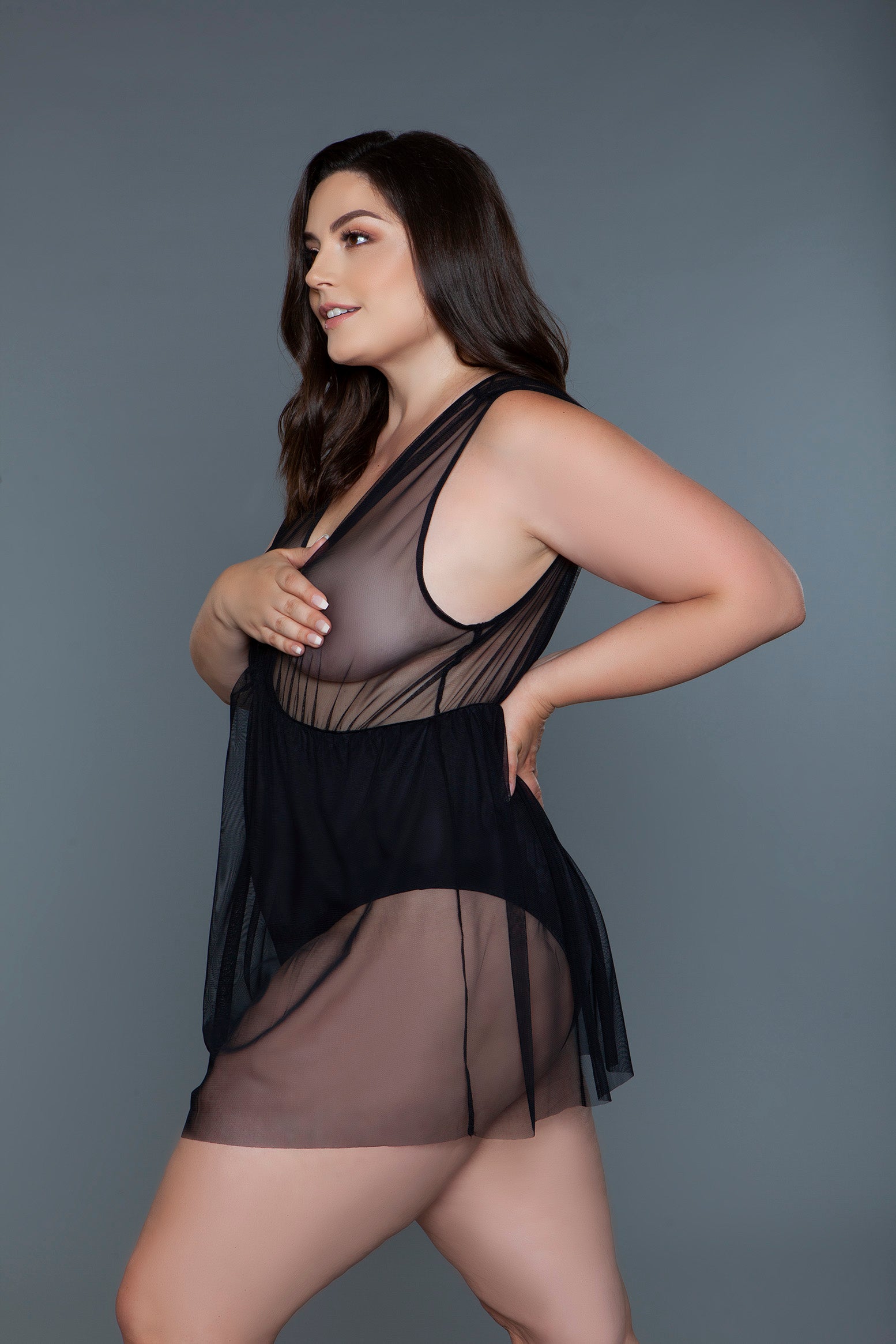 Love Spark Cove | Intimate Apparel, Pleasure Shop & Free Shipping 2242 Amira Babydoll — alternative angle
