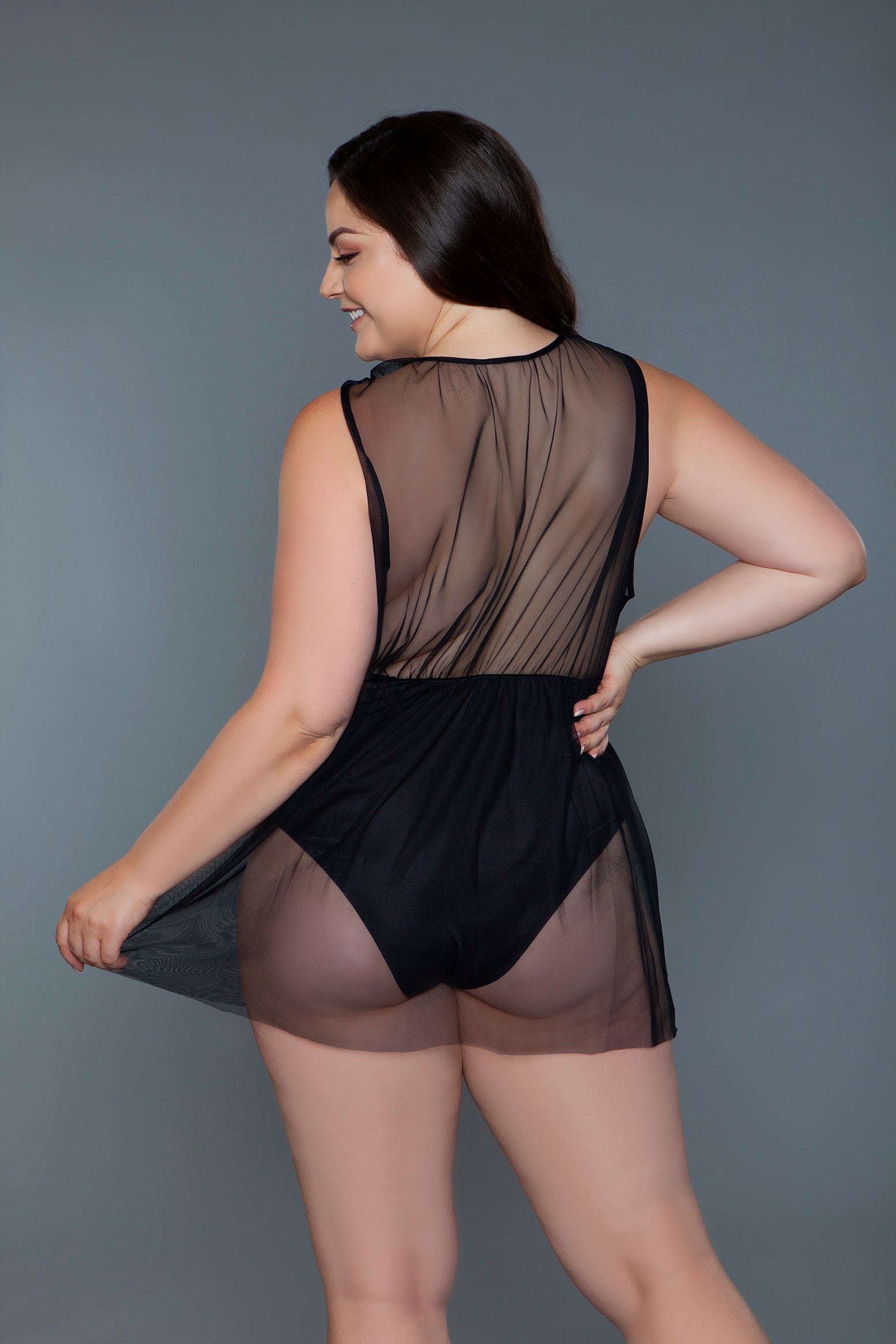 Love Spark Cove | Intimate Apparel, Pleasure Shop & Free Shipping 2242 Amira Babydoll — in-use photo