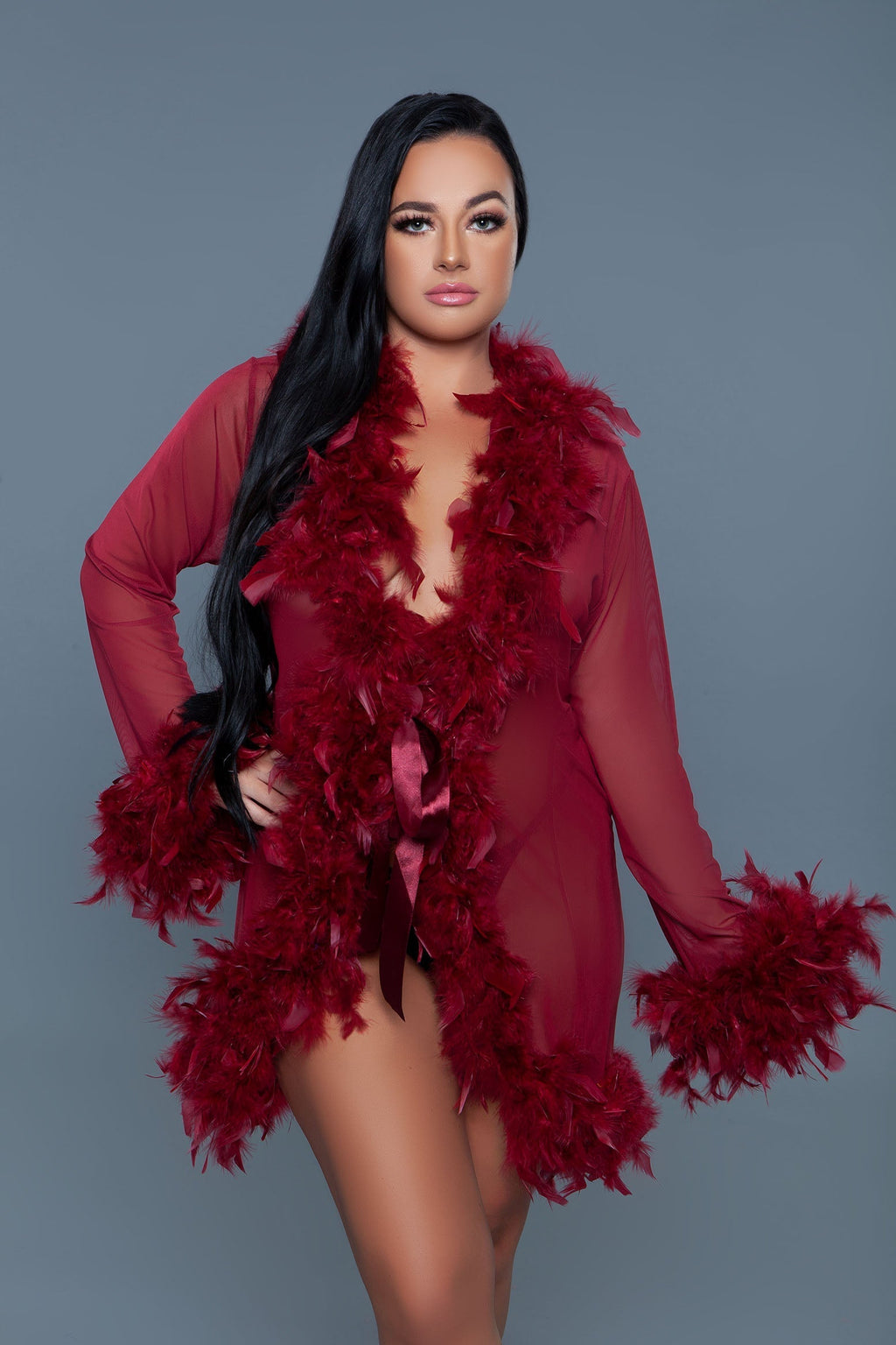 Love Spark Cove | Intimate Apparel, Pleasure Shop & Free Shipping BW834S Lux Robe — alternative angle