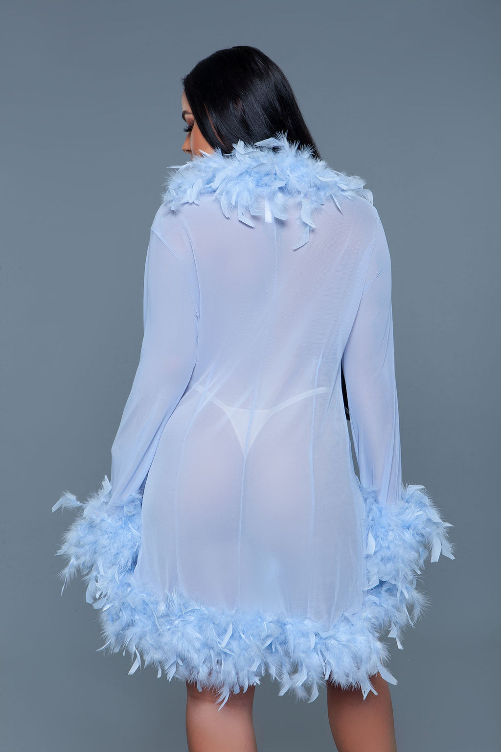 Love Spark Cove | Intimate Apparel, Pleasure Shop & Free Shipping BW834S Lux Robe — fabric or material detail