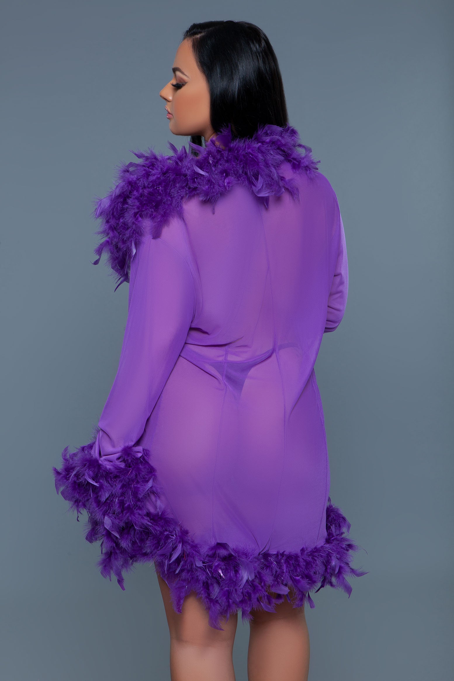 Love Spark Cove | Intimate Apparel, Pleasure Shop & Free Shipping BW834S Lux Robe — alternative angle