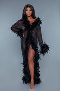 Love Spark Cove | Intimate Apparel, Pleasure Shop & Free Shipping BW834 Glamour Robe — main product shot