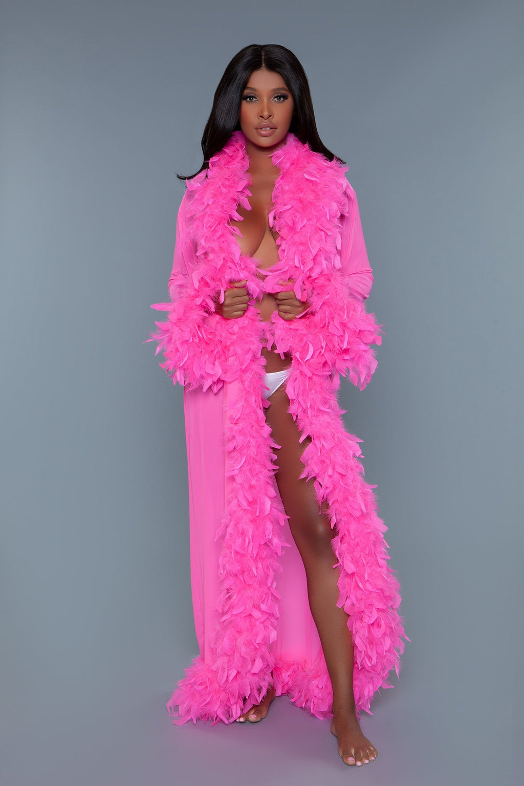 Love Spark Cove | Intimate Apparel, Pleasure Shop & Free Shipping BW834 Glamour Robe — lifestyle context