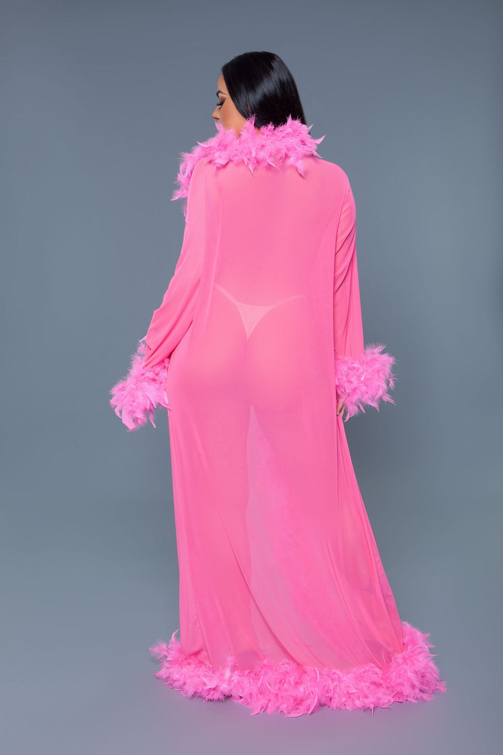 Love Spark Cove | Intimate Apparel, Pleasure Shop & Free Shipping BW834 Glamour Robe — alternative angle