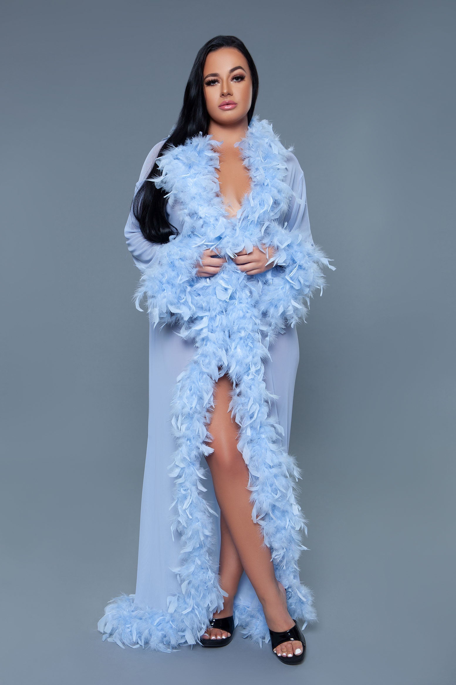 Love Spark Cove | Intimate Apparel, Pleasure Shop & Free Shipping BW834 Glamour Robe — size reference