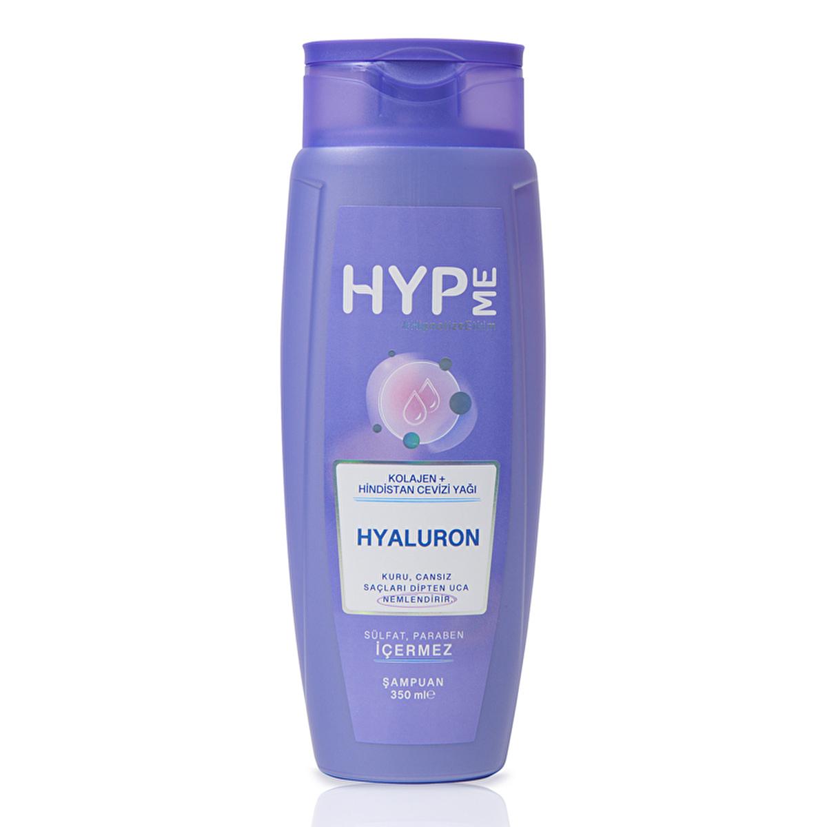 Hyp Me Moisturizing Sulfate-Free Shampoo with Hyaluronic Acid & Collagen - 11.83 fl oz - Nourishing Hair Care