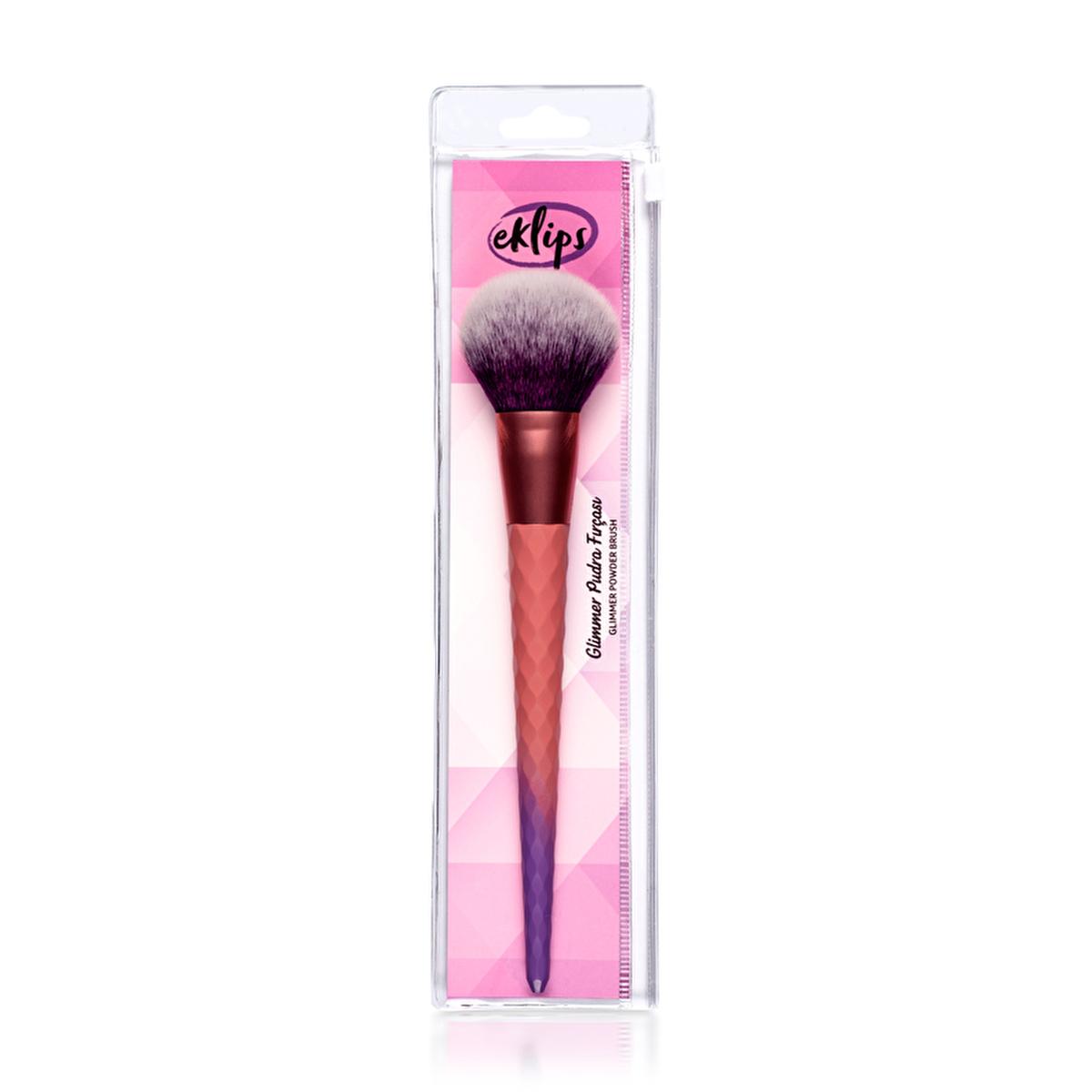 Eklips Glimmer: Achieve a Flawless Finish with Our Versatile Powder & Makeup Blending Brush - Dense Bristles for Even, Smooth Application