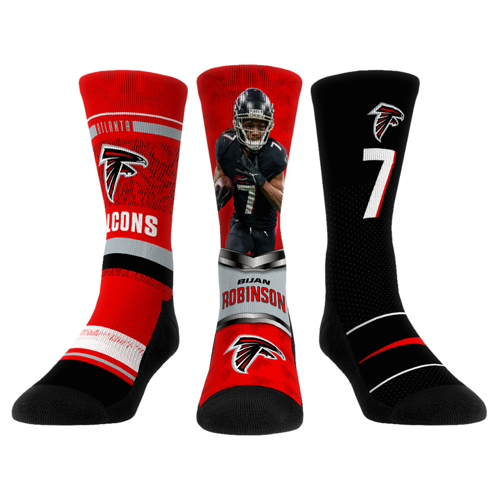 Rock 'Em Socks Rock 'Em Socks Bijan Robinson - Atlanta Falcons - Pro 3-Pack — main product shot