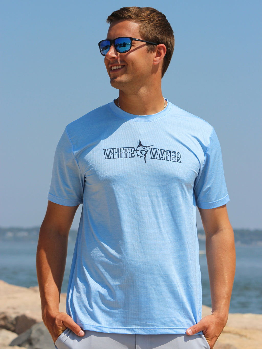 Bimini Primary Performance Tee – White Water Life, view 2