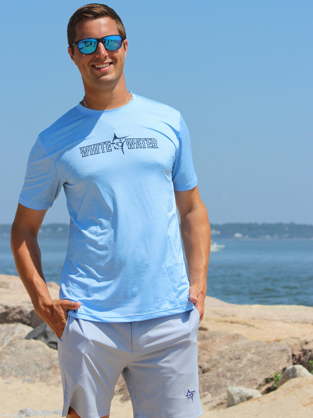 Bimini Primary Performance Tee – White Water Life, view 3