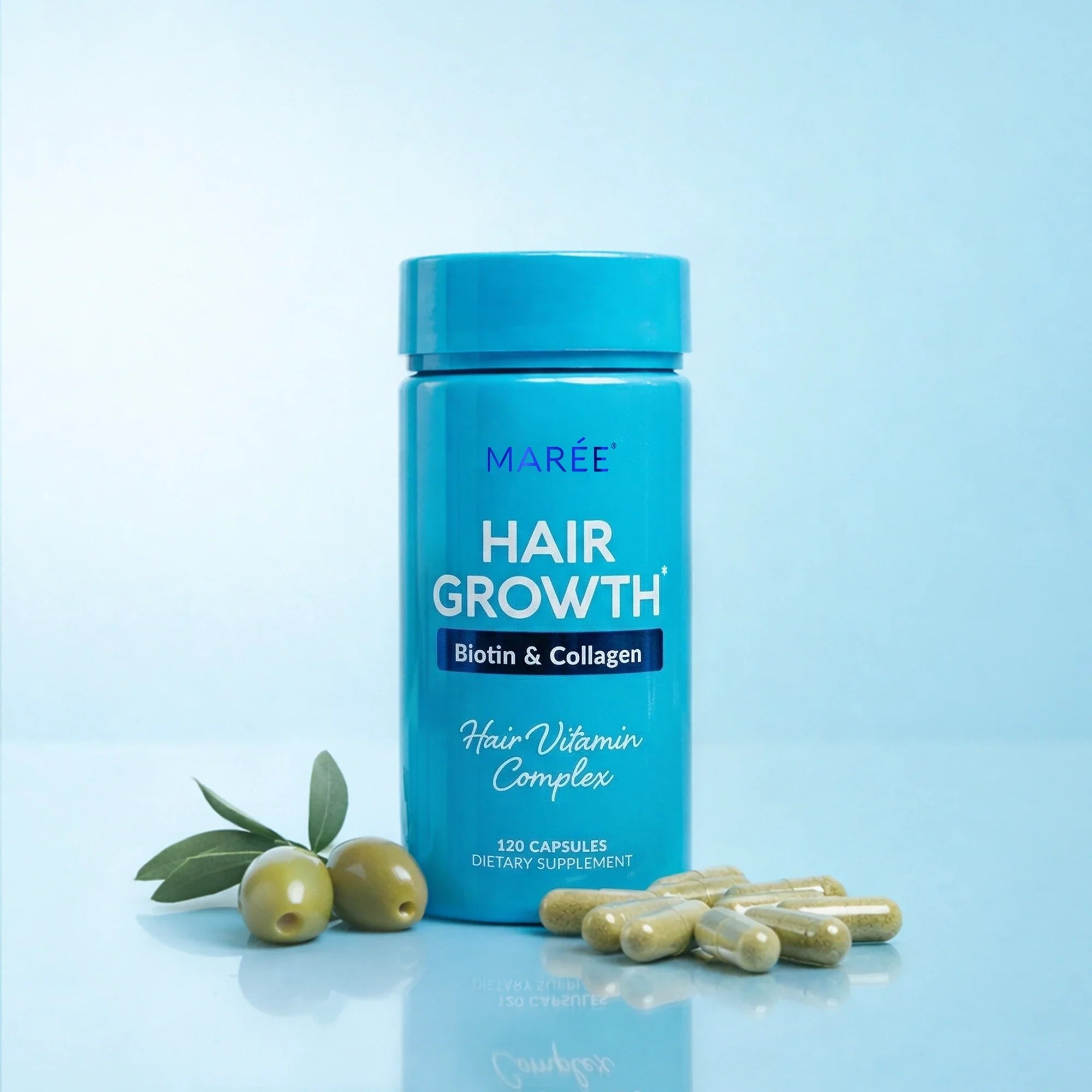 Maree Biotin & Collagen Hair Growth Complex — main product shot