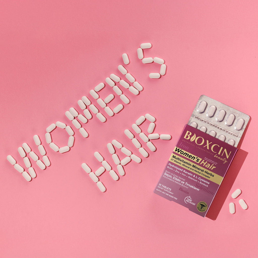 Bioxcin Women's Hair Supplement, 30 Tablets - Supports Hair Growth & Reduces Hair Loss