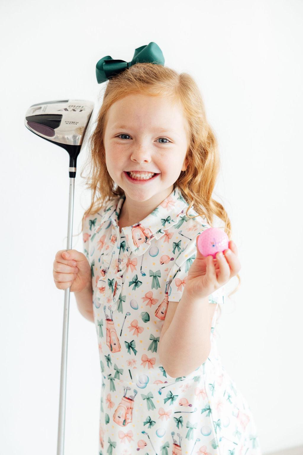 Mila & Rose ® Birdies & Bows S/S Polo Dress — lifestyle context