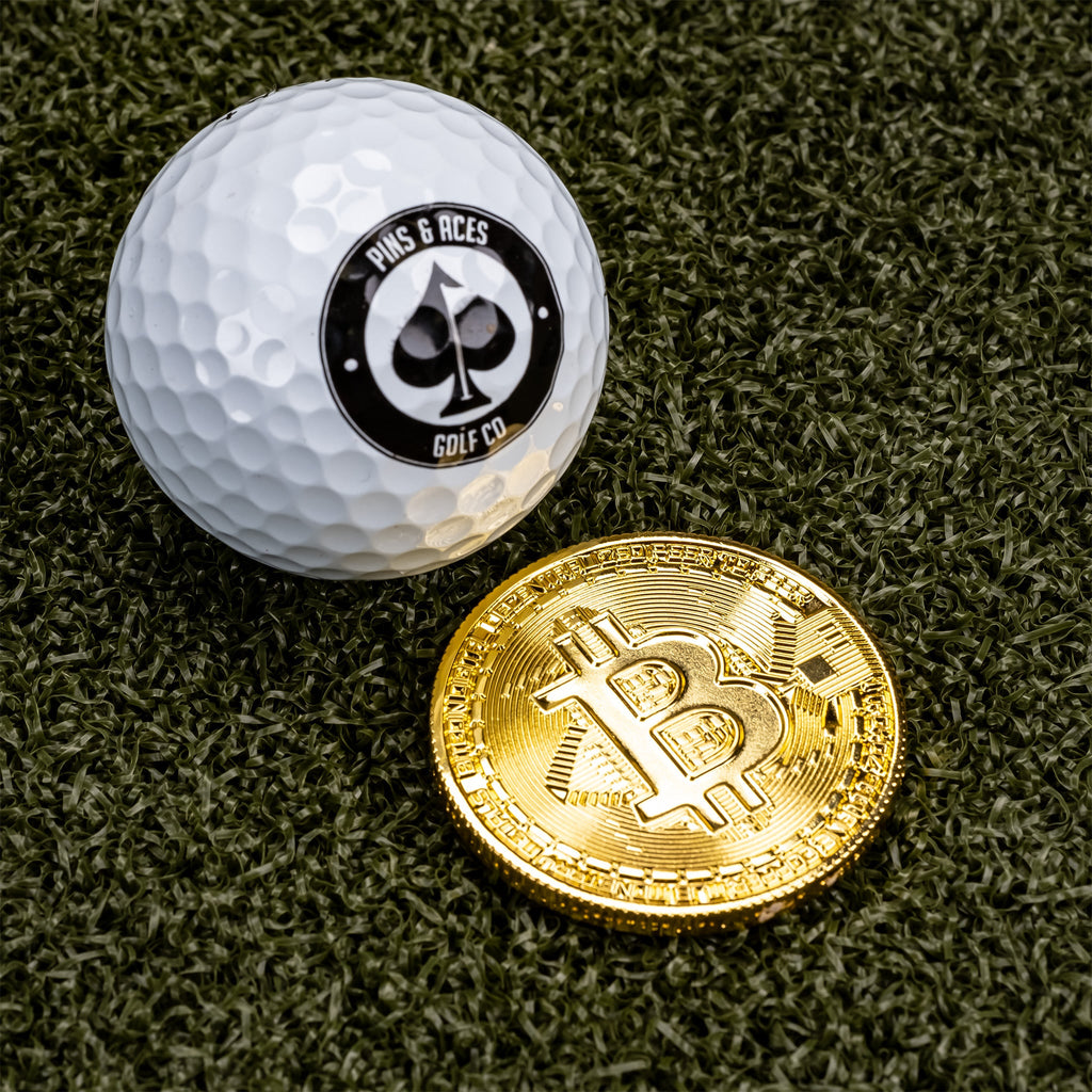Bitcoin Ball Marker – Pins and Aces, view 7