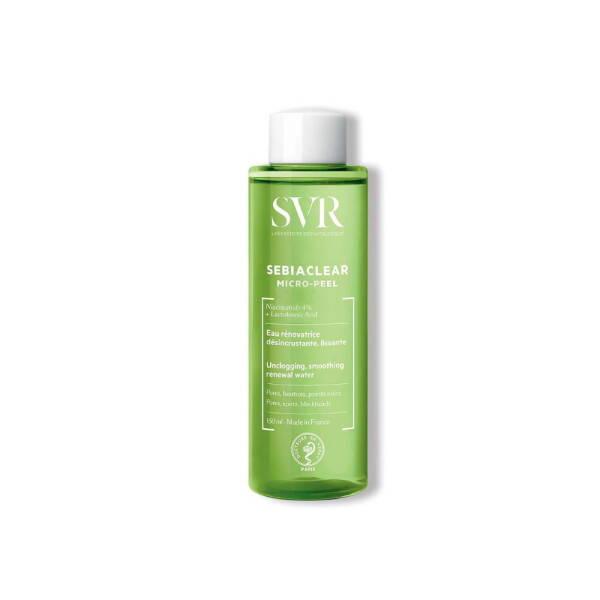 SVR Sebiaclear Micro Peel: Pore Tightening Toner with Salicylic & Niacinamide for Blackhead & Acne Treatment, Refining & Exfoliating Skin Texture