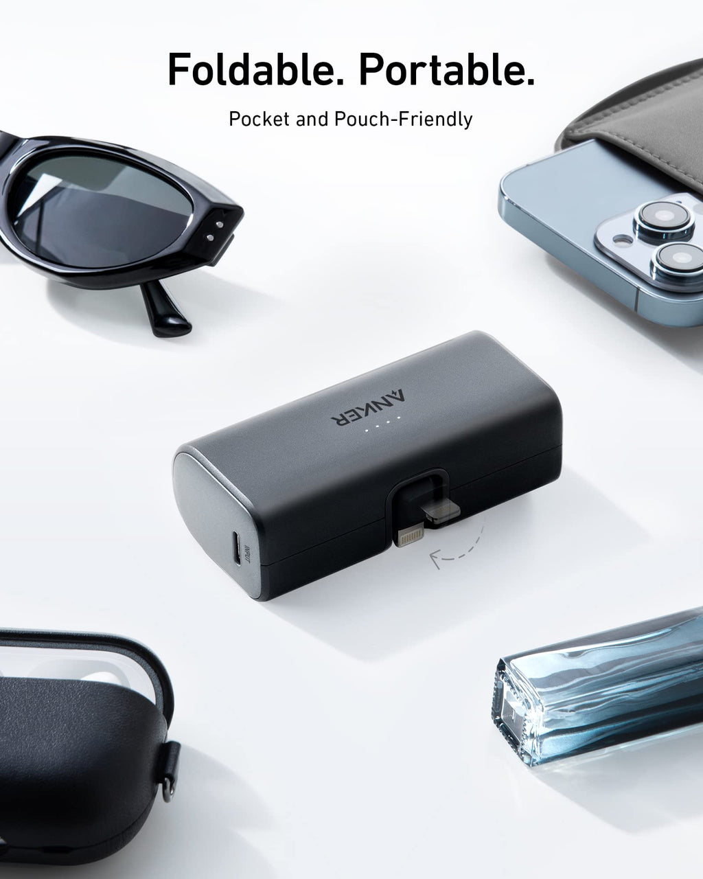 Anker Nano Power Bank (12W, Built-In Lightning Connector), view 3