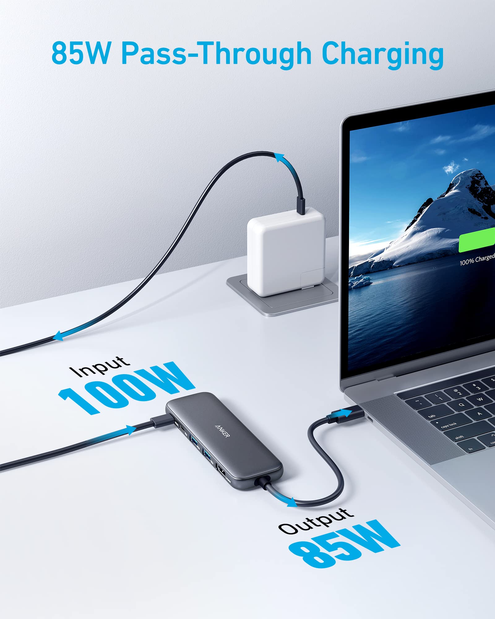 Refurbished Anker <b>332</b> USB-C Hub (5-in-1), view 3